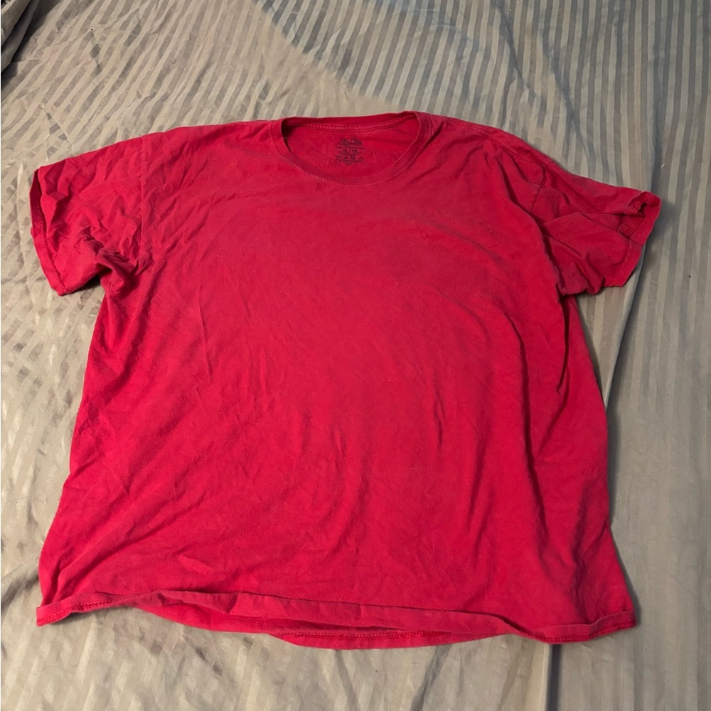 Fruit of the Loom Classic Red T-Shirt XL